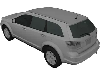 Dodge Journey (2012) 3D Model preview