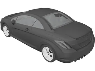 Peugeot 308 CC (2012) 3D Model preview