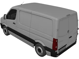 Volkswagen Crafter TDi 3D Model preview