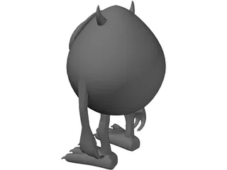 Mike from Monsters Inc. 3D Model preview