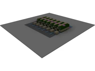 Cottage 3D Model preview
