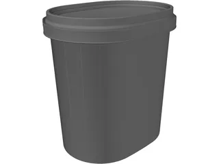 Bucket Container 3D Model preview