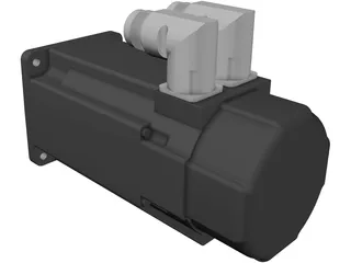 Kollmorgan AKM4 Motor 3D Model preview