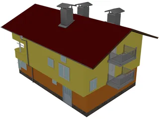 House 3D Model preview