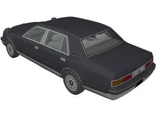 Toyota Century 3D Model preview