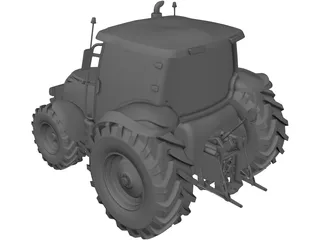 Tractor 3D Model preview