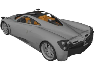 Pagani Huayra 3D Model preview