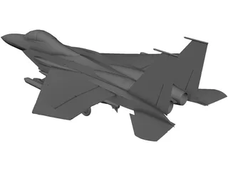 McDonnell Douglas F-15A 3D Model preview