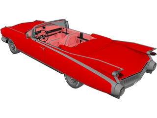 Cadillac Eldorado Biarritz Convertible (1959) 3D Model preview