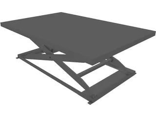 Scissor Lift 3D Model preview