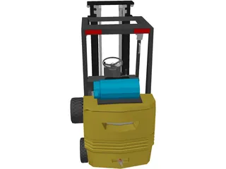 Forklift 3D Model preview