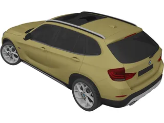 BMW X1 (2013) 3D Model preview