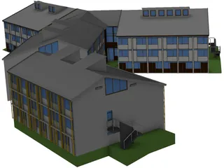 House for Students 3D Model preview
