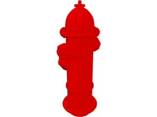 Fire Hydrant 3D Model preview