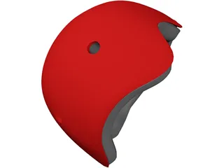 Skate Helmet 3D Model preview