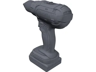 Makita Drill 3D Model preview
