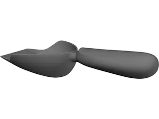 Trowel 3D Model preview