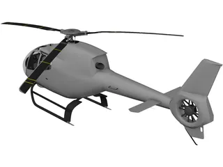 Eurocopter EC-120 3D Model preview