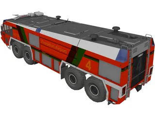 Rosenbauer Simba 8x8 3D Model preview