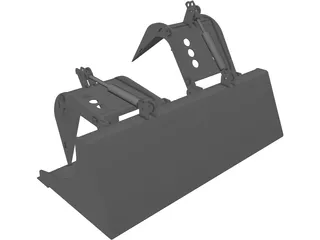 Grapple Bucket 3D Model preview