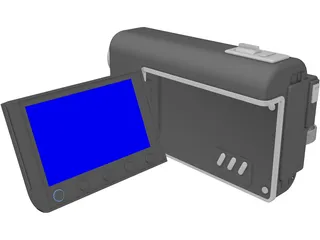 Compact Camcorder 3D Model preview