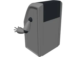 Robo Garbage Trash Refuse Debris 3D Model preview