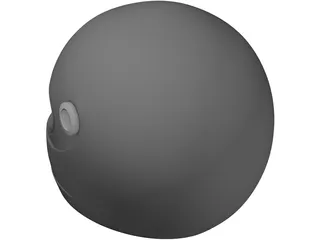 Motorcycle Helmet 3D Model preview