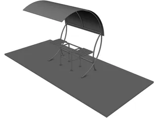 Barbecue 3D Model preview