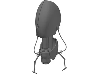 Portal Gun 3D Model preview
