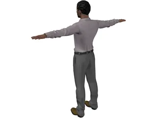 Business Man 3D Model preview