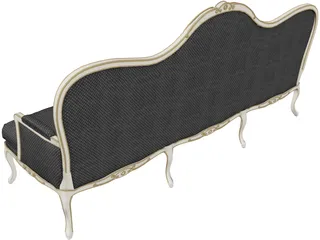Chevigny Sofa 3D Model preview