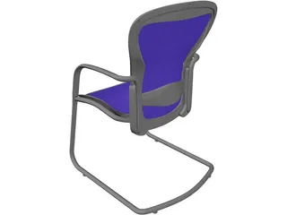 Office Chair 3D Model preview