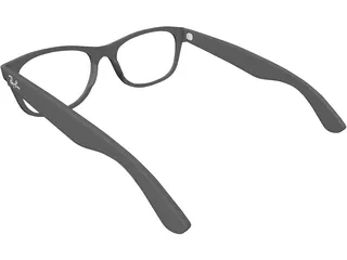 Rayban Glasses 3D Model preview