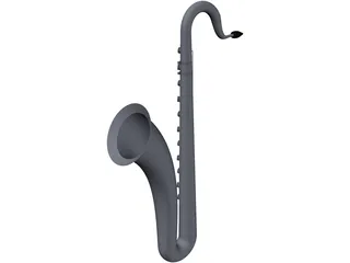 Saxophone 3D Model preview