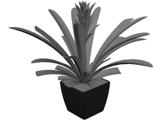 Potted Plant 3D Model preview