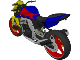 Kawasaki 750 3D Model preview