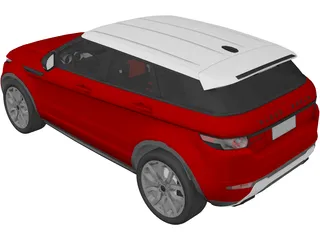 Range Rover Evoque 3D Model preview