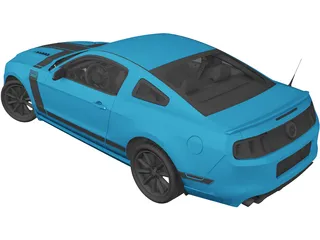 Ford Mustang Boss 302 (2013) 3D Model preview