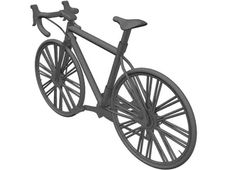 Race Bicycle 3D Model preview