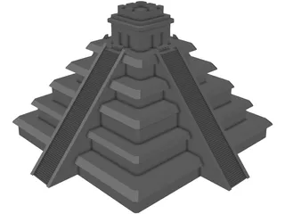 Pyramid Egyptian 3D Model preview