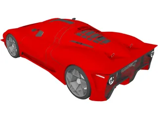 Ferrari P4/5 Pininfarina 3D Model preview