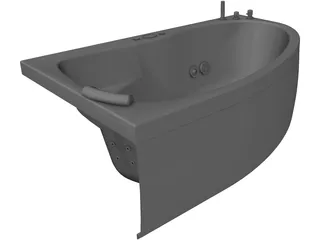 Bathtub 3D Model preview