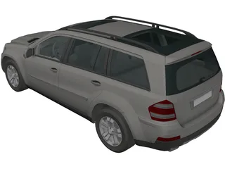Mercedes-Benz GL 450 3D Model preview