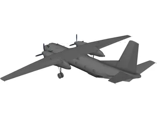 An-26 3D Model preview