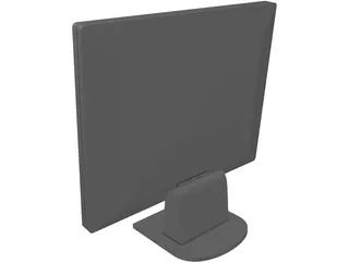 TFT Monitor 3D Model preview