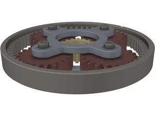 Planetary Gear 3D Model preview