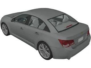 Chevrolet Cruze 3D Model preview