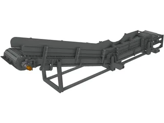 Chain Conveyor 3D Model preview
