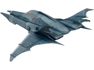 Batmobile 3D Model preview