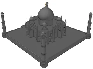 Taj Mahal 3D Model preview
